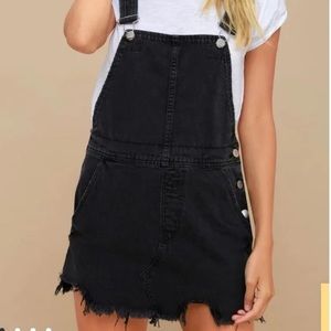 Free People Overall Denim Dress